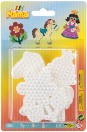 HAMA Midi podložka na zažehlovací korálky kytička, koník, princezna set 3ks HAMA Midi podložka na zažehlovací korálky kytička, koník, princezna set 3ks