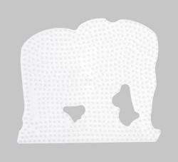 HAMA Midi podložka na zažehlovací korálky safari zvířátka set 4ks na kartě