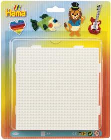 HAMA Podložka napojovací čtverec na zažehlovací korálky 14x14cm set 4ks na kartě HAMA Podložka napojovací čtverec na zažehlovací korálky 14x14cm set 4ks na kartě
