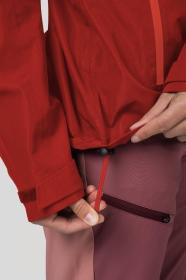 Hannah Abigail molten lava/cherry tomato 2023 dámská nepromokavá bunda