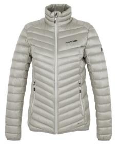 Hannah Ayla light gray stripe 2022 dámská bunda + šátek Kilpi Hannah Ayla light gray stripe 2022 dámská bunda + šátek Kilpi