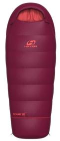 Hannah Bivak JR 200 rhododendron/poppy red 2022 spací pytel POUZE pro postavu do 145 cm - levý (VÝPRODEJ)