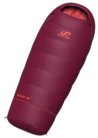 Hannah Bivak JR 200 rhododendron/poppy red 2022 spací pytel POUZE pro postavu do 145 cm - levý (VÝPRODEJ)