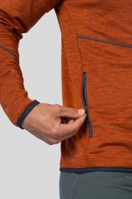Hannah Damar Hoody burnt orange mel 2023 pánská mikina