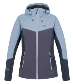Hannah Pulla blue fog/shark 2022 dámska softshell bunda
