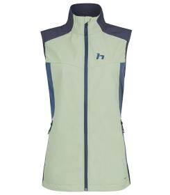 Hannah Pulla Vest bok choy/india ink 2023 dámska vesta Hannah Pulla Vest bok choy/india ink 2023 dámska vesta