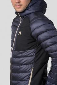 Hannah Revel Hoody graphite/anthracite 2022 pánská zimní bunda + šátek Kilpi