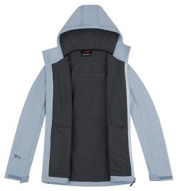 Hannah Zury blue fog 2022 dámská softshell bunda