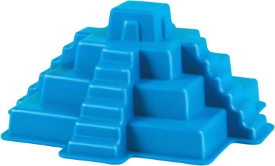 Hape Bábovka Májská pyramida modrá baby formička na písek plast Hape Bábovka Májská pyramida modrá baby formička na písek plast