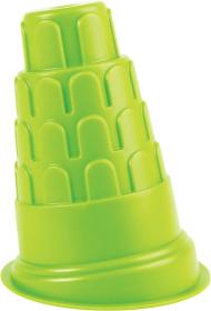 Hape Bábovka Šikmá věž v Pise zelená baby formička na písek plast Hape Bábovka Šikmá věž v Pise zelená baby formička na písek plast