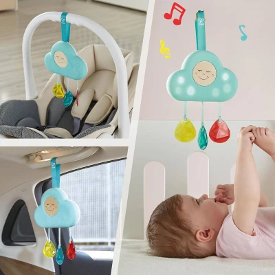 Hape Baby světýlko hudební mráček pro miminko na baterie Světlo Zvuk