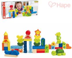 Hape DŘEVO Kostky moře dětský kubus set 48ks (dřevěná hračka)