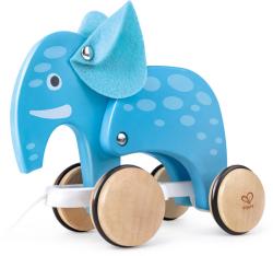Hape DŘEVO Sloník baby tahací na kolečkách (dřevěná hračka)