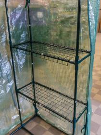 HAPPY GREEN FóliovníK 140x73x200cm ZE, 4 police