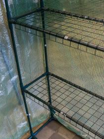 HAPPY GREEN FóliovníK 140x73x200cm ZE, 4 police