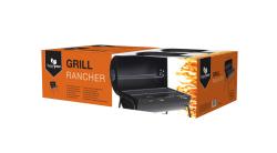 HAPPY GREEN Gril RANCHER 82x72x90cm ČER