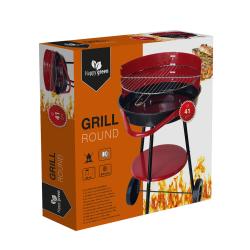 HAPPY GREEN Gril ROUND pr.41cm, výška 84cm ČRV/ČER