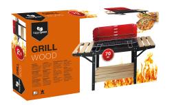 HAPPY GREEN Gril WOOD 53x33x70cm