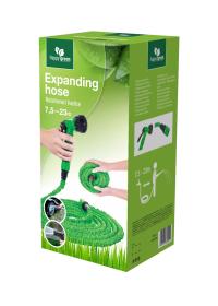 HAPPY GREEN Hadice zahr. natahovací 23m vč.pistole