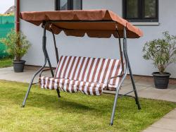 HAPPY GREEN Houpačka zahradní PANAMA 170x110x153cm HN/BÍ