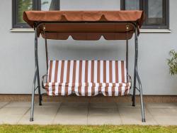 HAPPY GREEN Houpačka zahradní PANAMA 170x110x153cm HN/BÍ