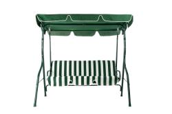HAPPY GREEN Houpačka zahradní STRIPY II 170x110x153cm ZE/BÍ