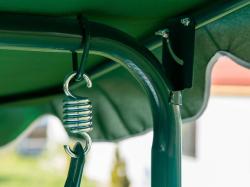 HAPPY GREEN Houpačka zahradní STRIPY II 170x110x153cm ZE/BÍ