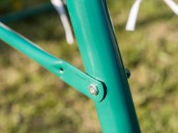 HAPPY GREEN Houpačka zahradní STRIPY II 170x110x153cm ZE/BÍ