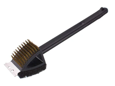 HAPPY GREEN Kartáč na čištění grilu 38cm 3v1 PH HAPPY GREEN Kartáč na čištění grilu 38cm 3v1 PH