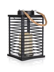 HAPPY GREEN Lampa solární STRIPES 14x14x24cm