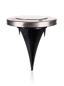 HAPPY GREEN Lampa solární zápustná podlahová 12cm PH/nerez