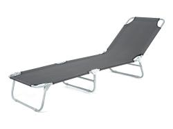 HAPPY GREEN Lehátko SUNBAY kov.186x53x24cm ANTR, nosnost 100kg