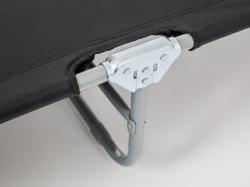 HAPPY GREEN Lehátko SUNBAY kov.186x53x24cm ANTR, nosnost 100kg