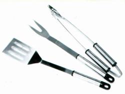 HAPPY GREEN Nářadí grilovací BBQ nerez sada 3díl.