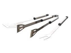 HAPPY GREEN Nářadí grilovací BBQ nerez sada 3díl.