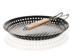 HAPPY GREEN Pánev grilovací 31x3,5cm BBQ ocel/nepřiln.povrch