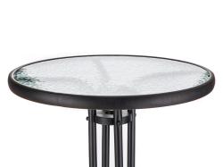 HAPPY GREEN Stůl zahradní pr.60x70cm kov.ČER