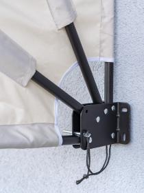 HAPPY GREEN Zástěna na balkon 1,4m, skládací, PES