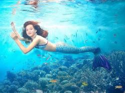 Happy Tails Set mořská panna DORIS a monoploutev