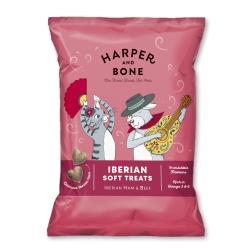 Harper and Bone Cat Dog iberské měkké pamlsky hovězí 90 g