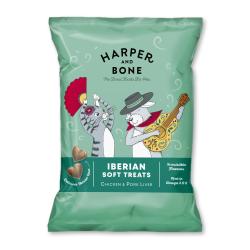Harper and Bone Cat Dog iberské měkké pamlsky kuře a vepřové 90 g Harper and Bone Cat Dog iberské měkké pamlsky kuře a vepřové 90 g