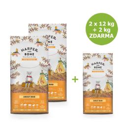 Harper and Bone Dog Adult Large Medium divoké hory x 12 kg + 2 kg ZDARMA