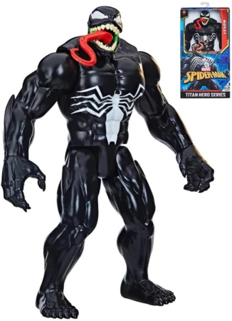 Hasbro DeLuxe figurka akční Venom (Spidermen) 30cm Titan Hero Series plast