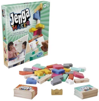 Hasbro DŘEVO Hra Jenga Maker (společenská hra)
