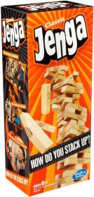 Hasbro HRA Jenga set 54 dílků v krabičce Dřevo (společenská hra)