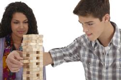Hasbro HRA Jenga set 54 dílků v krabičce Dřevo (společenská hra)