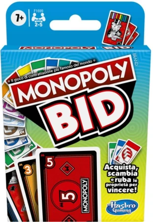 Hasbro Hra karetní Monopoly Bid (společenská hra)