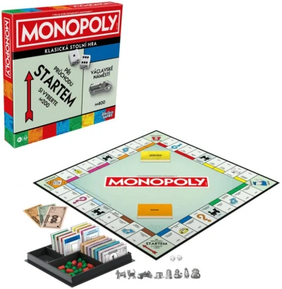 Hasbro Hra Monopoly Classic CZ (společenská hra) Hasbro Hra Monopoly Classic CZ (společenská hra)