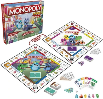 Hasbro Hra MONOPOLY Junior 2v1 CZ (společenská hra) Hasbro Hra MONOPOLY Junior 2v1 CZ (společenská hra)