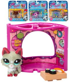 Hasbro LPS Littlest Pet Shop Nook zvířátko s doplňky 4 druhy Hasbro LPS Littlest Pet Shop Nook zvířátko s doplňky 4 druhy